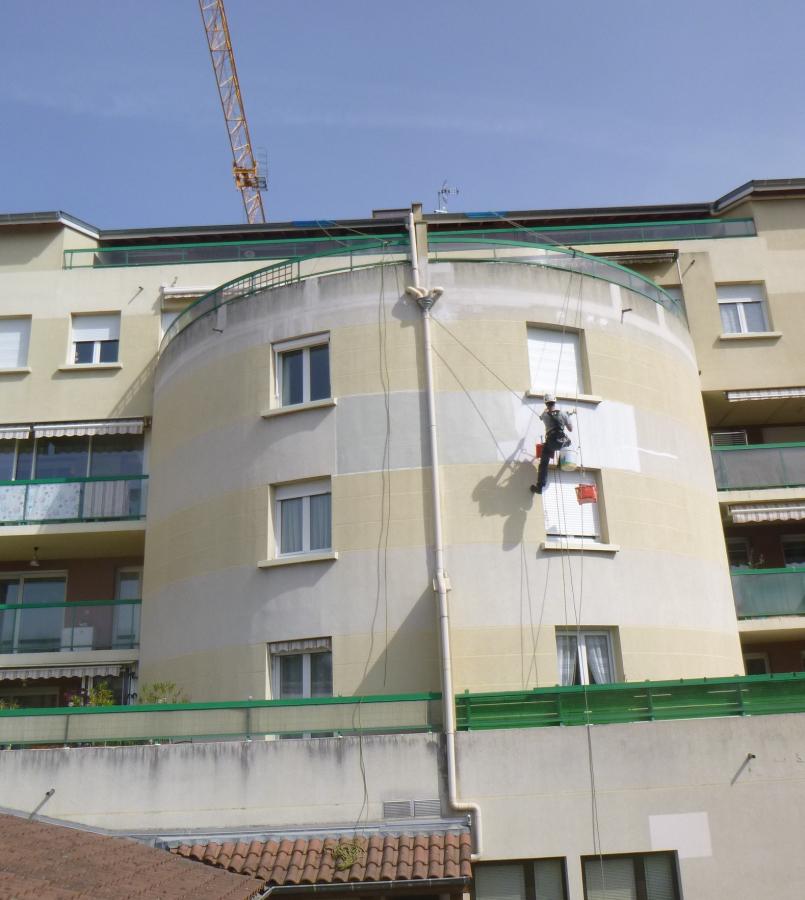 Pose de couvertine sur muret