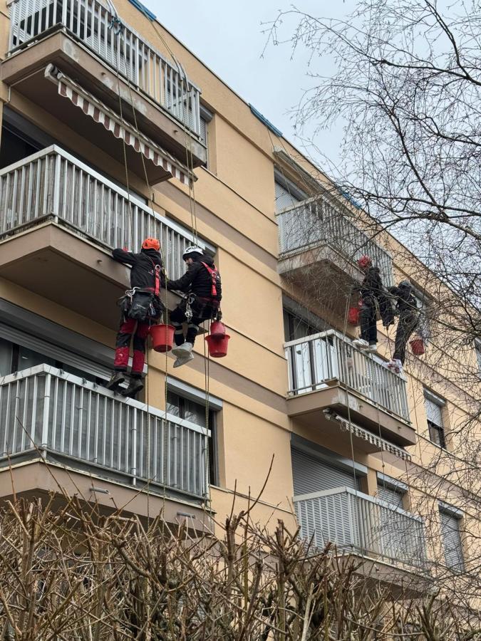Travaux façade immeuble occupé à Bourg-en-Bresse - Copropriété