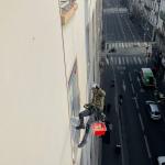 Peinture de façade en hauteur
