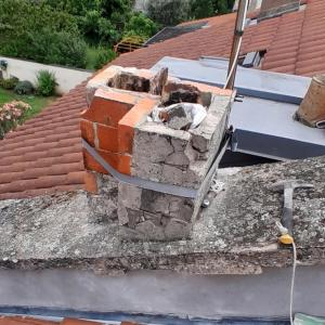 Abergement  de souche de cheminée, velux, sortie VMC