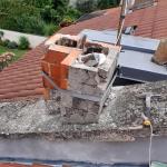 Démolition de souche de cheminée